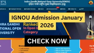 IGNOU Admission January 2026