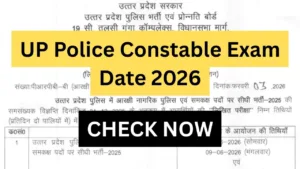 UP Police Constable Exam Date 2026